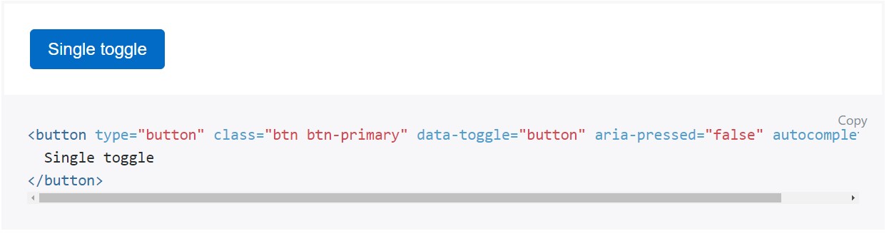 Toggle states  presented  by means of Bootstrap  switches
