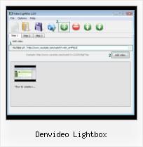 lightbox per video denvideo lightbox