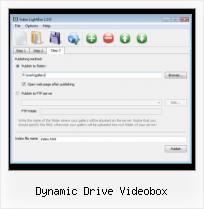 put a video in web format dynamic drive videobox