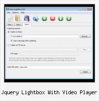 lightbox video html url jquery lightbox with video player