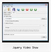 lightbox text images video jquery video show