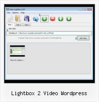 publish video on website lightbox 2 video wordpress