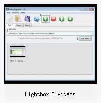 how to display video in lightbox lightbox 2 videos