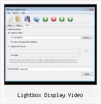 inline video player feed lightbox lightbox display video