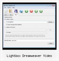 light box que abre video foto lightbox dreamweaver video