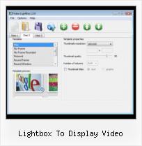 video popup for websites lightbox to display video