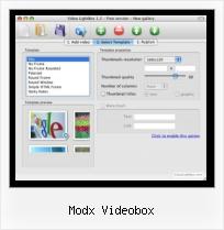 play video with jquery modx videobox