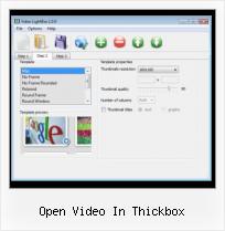 jquery gallery image video galleria open video in thickbox