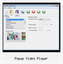 web page maker insertar youtube video popup video player