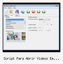 jquery and ajax video script para abrir videos em lightbox