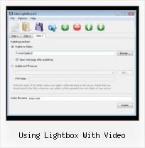 jquery toggle video using lightbox with video