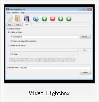 css mouse over video video lightbox
