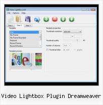 wordpress stream video player lightbox video lightbox plugin dreamweaver