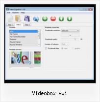 ajax popup video flash videobox avi