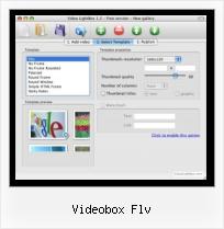 comment utilise video lightbox videobox flv