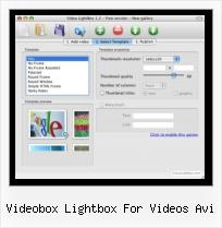 como insertar video por lytebox videobox lightbox for videos avi