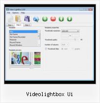 auto thumbnail video in web page videolightbox ui