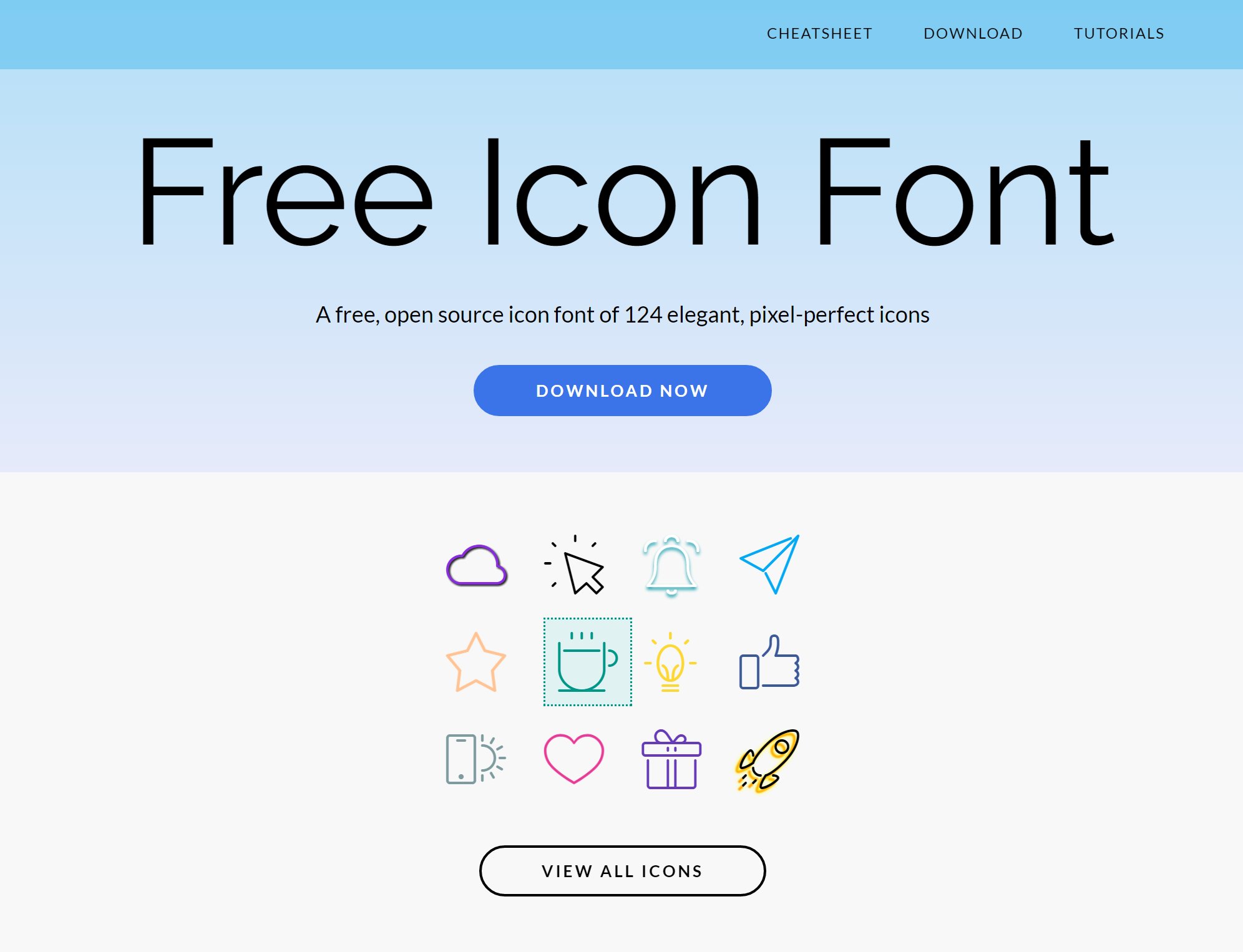 Web Icon Font