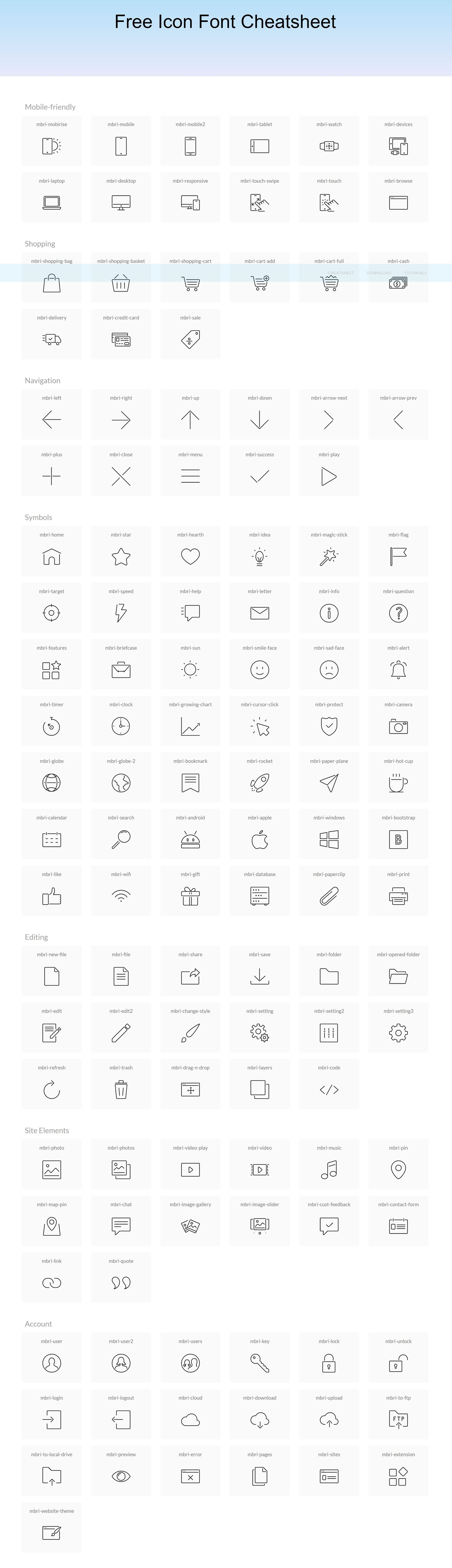 SVG Icon Font