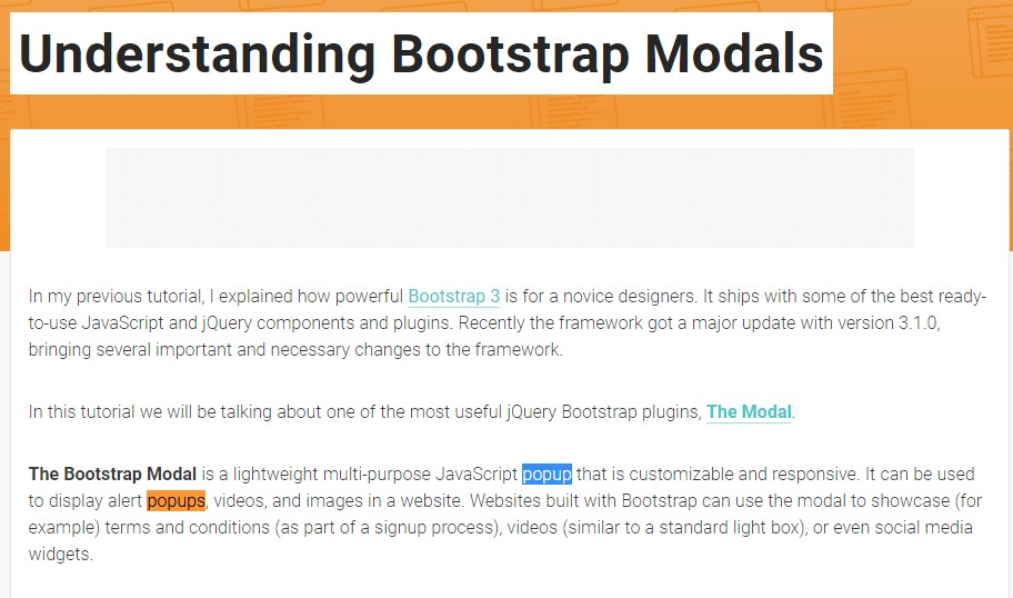  An additional  helpful  content  regarding to Bootstrap Modal Popup