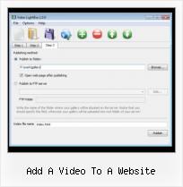 open a flash video in alightbox add a video to a website