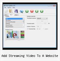 videoplayer jquery add streaming video to a website