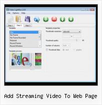 firefox video player lightbox add streaming video to web page