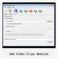 galeria de videos em php add video clips website