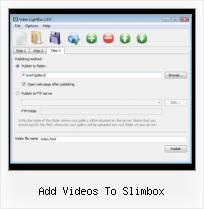 how to put youtube video on website add videos to slimbox