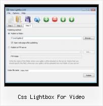 playing video jquery css lightbox for video