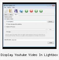 jquery lightbox wordpress video player display youtube video in lightbox