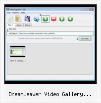 floating video player dreamweaver video gallery extension