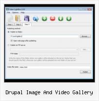 jquery video upload with thumbnail drupal image and video gallery