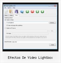 save popup videos media player efectos de video lightbox