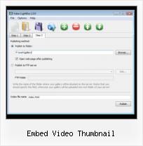 video using jquery lightbox embed video thumbnail