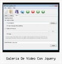 add youtube video to website html galeria de video con jquery