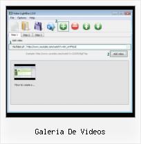 add video player to website galeria de videos