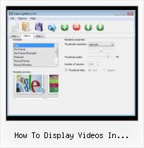 open flash video in lightbox 2 how to display videos in visuallightbox
