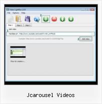 video light box for playing avi jcarousel videos