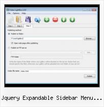 jquery training videos jquery expandable sidebar menu adding video