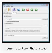 play video in light box jquery lightbox photo video