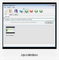 how to put flash video on my website jqvideobox