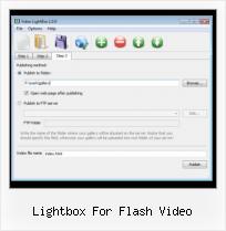 wordpress video player popup lightbox for flash video