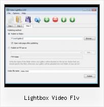 lightbox 2 js video lightbox video flv