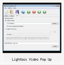 jquery video player with lightbox lightbox video pop up