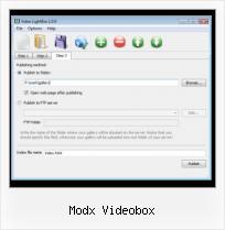 css video imaage playlist modx videobox