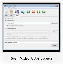 embed video on website lightbox open video with jquery