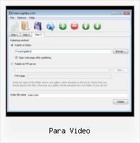 lightbox and video para video