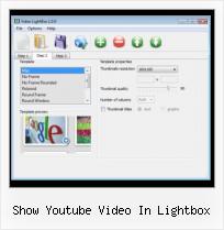 video thumbnail generator jquery show youtube video in lightbox