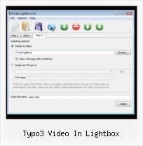 lightbox plus video typo3 video in lightbox